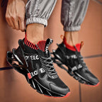 New Running Sneakers High Quality Breathable Mesh Sneakers For Jogging Walking Athletics Trainer Sports Men's Running Shoes Non Slip Athletic Tennis Walking Sneakers Stevvex