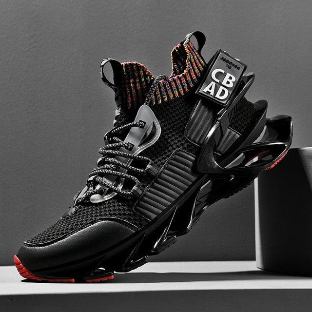 New Running Sneakers High Quality Breathable Mesh Sneakers For Jogging Walking Athletics Trainer Sports Men's Running Shoes Non Slip Athletic Tennis Walking Sneakers Stevvex