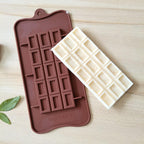 New Silicone Chocolate Mold Triangular Baking Tools Non-Stick Silicone Cake Mould Jelly Candy 3D Molds Kitchen Accessories Break Apart Chocolate Molds Silicone Deep Candy Bar Molds Silicone Shapes Stevvex