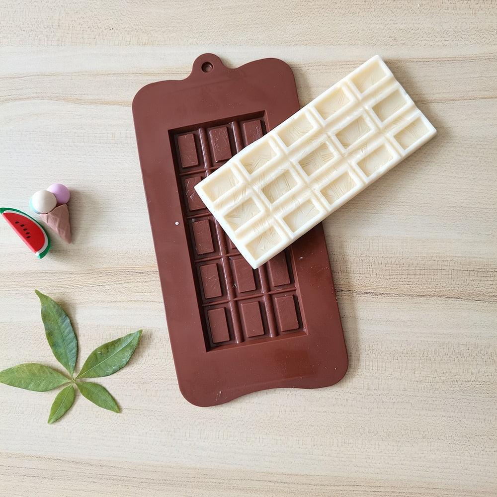 New Silicone Chocolate Mold Triangular Baking Tools Non-Stick Silicone Cake Mould Jelly Candy 3D Molds Kitchen Accessories Break Apart Chocolate Molds Silicone Deep Candy Bar Molds Silicone Shapes Stevvex