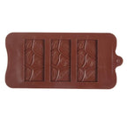 New Silicone Chocolate Mold Triangular Baking Tools Non-Stick Silicone Cake Mould Jelly Candy 3D Molds Kitchen Accessories Break Apart Chocolate Molds Silicone Deep Candy Bar Molds Silicone Shapes Stevvex