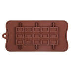 New Silicone Chocolate Mold Triangular Baking Tools Non-Stick Silicone Cake Mould Jelly Candy 3D Molds Kitchen Accessories Break Apart Chocolate Molds Silicone Deep Candy Bar Molds Silicone Shapes Stevvex