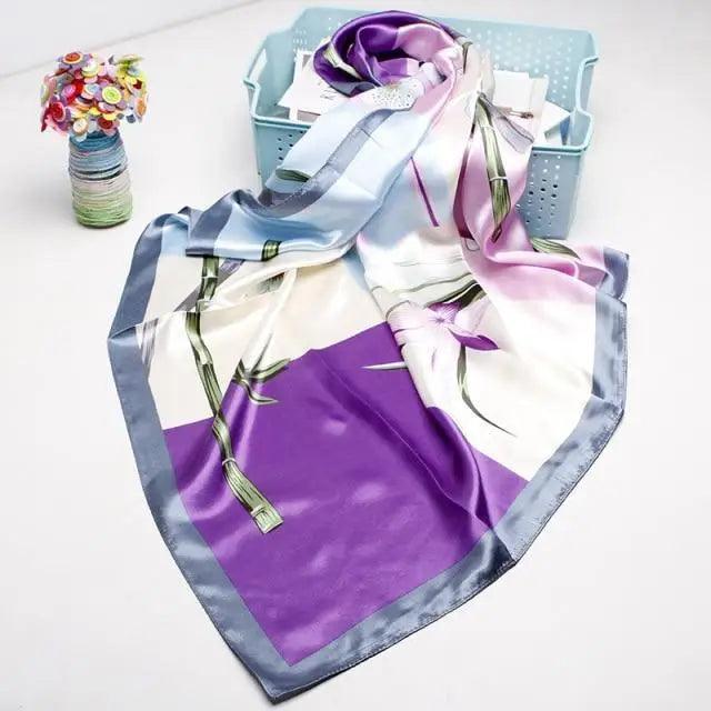New Silk Scarf  Long Large Shawls Wraps Winter Neck Scarves For Women  Women Soft Scarves Shawl Long Scarf Wrap Scarves Stevvex