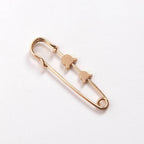 New Simple Trendy Popular Rhinestone Decoration Buckle Lapel Pin Brooches Women Cardigan Coat Sweater Costume Safety Pin Jewelry Brooches and Pins for Women in Multiple Styles Beautiful Safety Pins for Clothing Stevvex