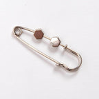 New Simple Trendy Popular Rhinestone Decoration Buckle Lapel Pin Brooches Women Cardigan Coat Sweater Costume Safety Pin Jewelry Brooches and Pins for Women in Multiple Styles Beautiful Safety Pins for Clothing Stevvex