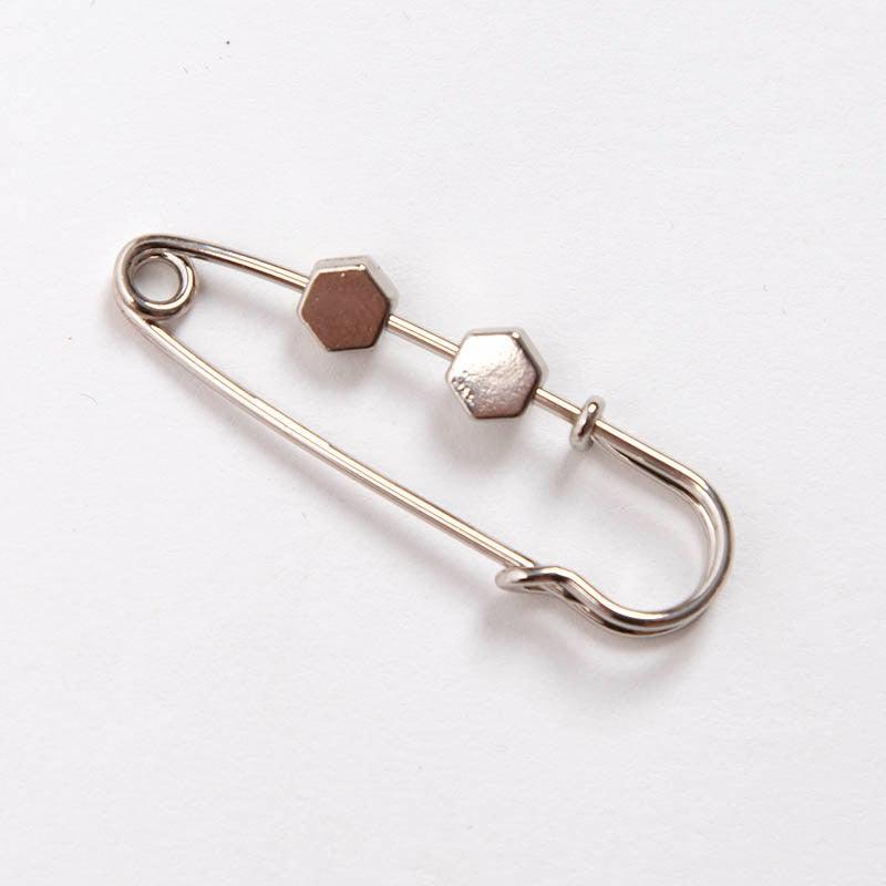New Simple Trendy Popular Rhinestone Decoration Buckle Lapel Pin Brooches Women Cardigan Coat Sweater Costume Safety Pin Jewelry Brooches and Pins for Women in Multiple Styles Beautiful Safety Pins for Clothing Stevvex