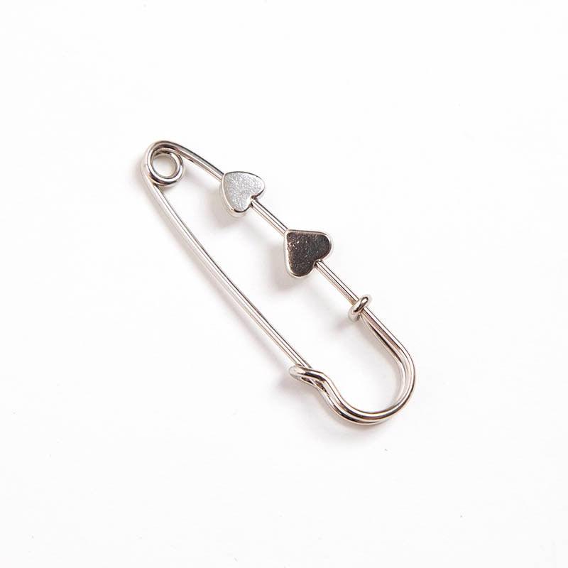 New Simple Trendy Popular Rhinestone Decoration Buckle Lapel Pin Brooches Women Cardigan Coat Sweater Costume Safety Pin Jewelry Brooches and Pins for Women in Multiple Styles Beautiful Safety Pins for Clothing Stevvex