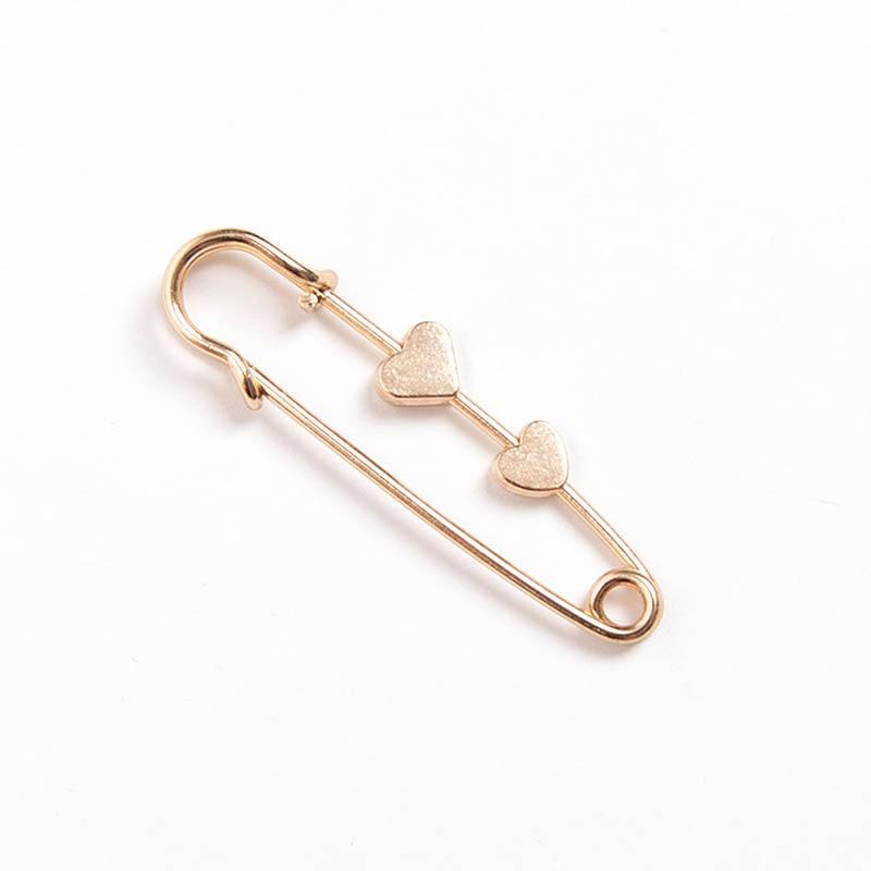 New Simple Trendy Popular Rhinestone Decoration Buckle Lapel Pin Brooches Women Cardigan Coat Sweater Costume Safety Pin Jewelry Brooches and Pins for Women in Multiple Styles Beautiful Safety Pins for Clothing Stevvex