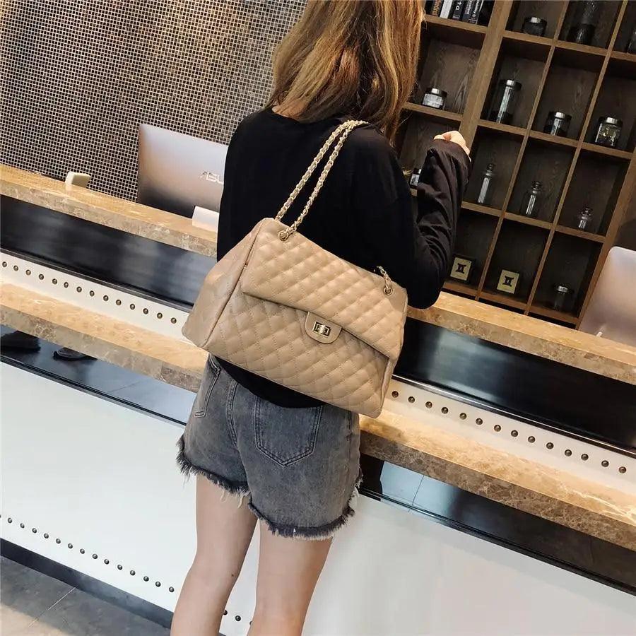 Women Pu Leather Shoulder Bag Fashionable Designer Luxury Female Large Capacity Crossbody Bag Stevvex