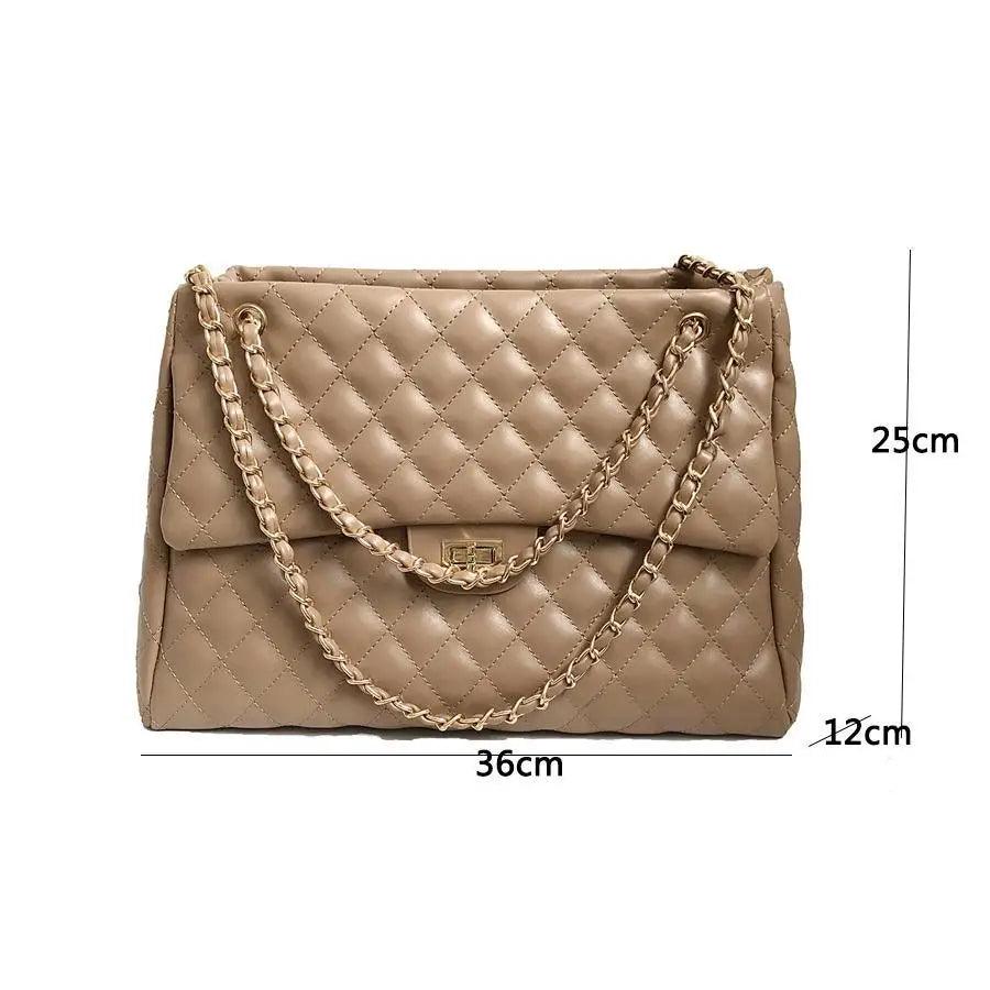 Women Pu Leather Shoulder Bag Fashionable Designer Luxury Female Large Capacity Crossbody Bag Stevvex