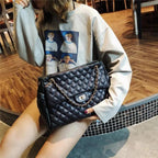 Women Pu Leather Shoulder Bag Fashionable Designer Luxury Female Large Capacity Crossbody Bag Stevvex