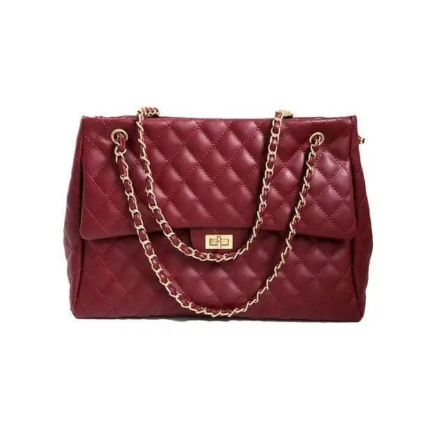 Women Pu Leather Shoulder Bag Fashionable Designer Luxury Female Large Capacity Crossbody Bag Stevvex