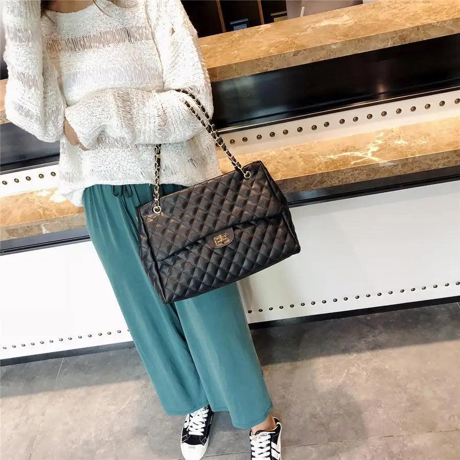 Women Pu Leather Shoulder Bag Fashionable Designer Luxury Female Large Capacity Crossbody Bag Stevvex
