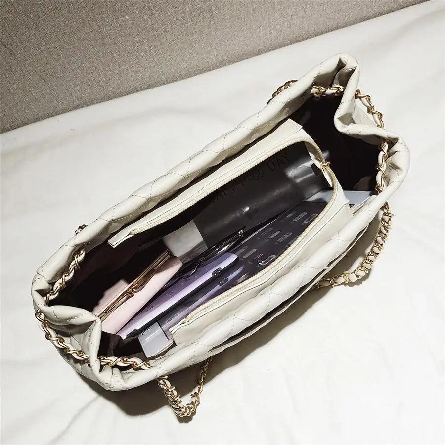 Women Pu Leather Shoulder Bag Fashionable Designer Luxury Female Large Capacity Crossbody Bag Stevvex