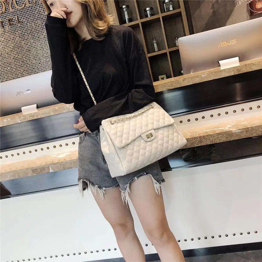 Women Pu Leather Shoulder Bag Fashionable Designer Luxury Female Large Capacity Crossbody Bag Stevvex