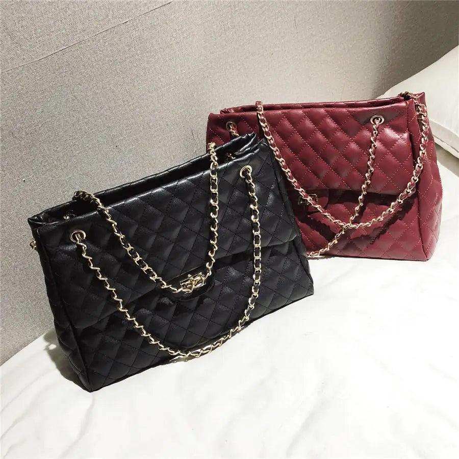 Women Pu Leather Shoulder Bag Fashionable Designer Luxury Female Large Capacity Crossbody Bag Stevvex