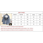 New Sizzling Women's Denim Jacket Fashionable Streetwear Letter Stylish Chic Printed Ripped Holes Jean Patchwork Jeans Female Coat Stevvex