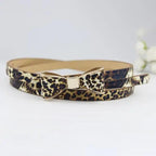 New Slim PU Leather Fashion Bow Waist Belt For Women Casual Dress Retro Design Women Waistband Stevvex