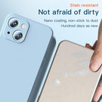 New Soft Silicone Square Phone Case For iPhone 14 13 Pro Max  Back Cover Full Body Protection Cover 13 Pro Shockproof Protective Case Stevvex