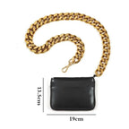 New Sparkling Thick Metal Chain Shoulder Bag Bike Wallet, Mini Bag, Coin Purse. Fashionable Women Pack Leather Crossbody Bags Stevvex