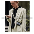 New Sparkling Thick Metal Chain Shoulder Bag Bike Wallet, Mini Bag, Coin Purse. Fashionable Women Pack Leather Crossbody Bags Stevvex