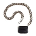 New Sparkling Thick Metal Chain Shoulder Bag Bike Wallet, Mini Bag, Coin Purse. Fashionable Women Pack Leather Crossbody Bags Stevvex