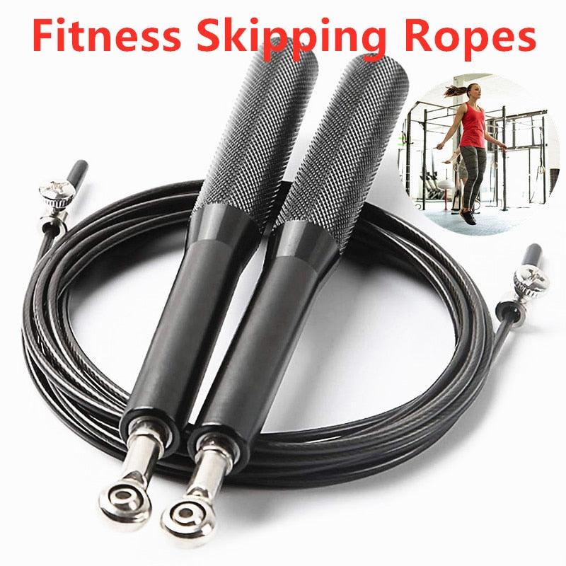 New Speed Jump Rope Fitness Skipping Ropes Exercise Adjustable Professional Skipping Rope For Boxing Fitness Skip Workout Training Jump Rope With Aluminium Alloy Handle For Gym Home Stevvex