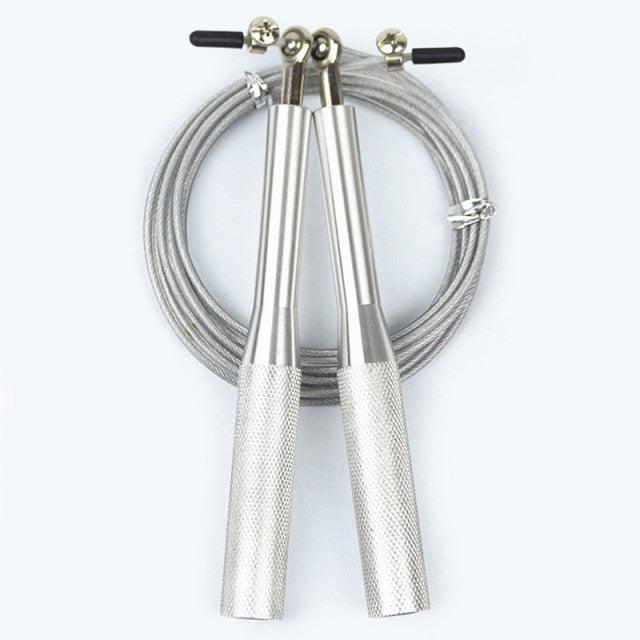 New Speed Jump Rope Fitness Skipping Ropes Exercise Adjustable Professional Skipping Rope For Boxing Fitness Skip Workout Training Jump Rope With Aluminium Alloy Handle For Gym Home Stevvex