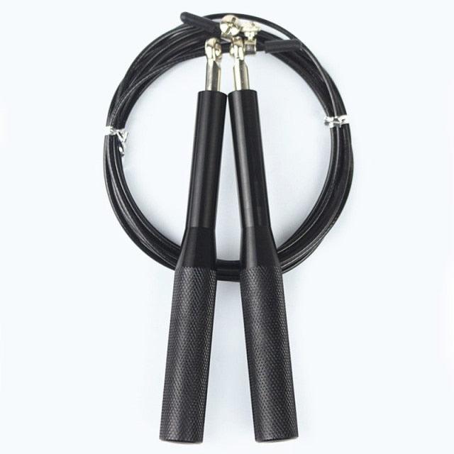 New Speed Jump Rope Fitness Skipping Ropes Exercise Adjustable Professional Skipping Rope For Boxing Fitness Skip Workout Training Jump Rope With Aluminium Alloy Handle For Gym Home Stevvex