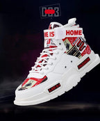 New Sport Mens High Quality Sneakers Breathable Lightweight Red Basketball Luxury Fashion Running Sneakers Non Slip Tennis Sport Athletic Walking Workout Sneakers Stevvex
