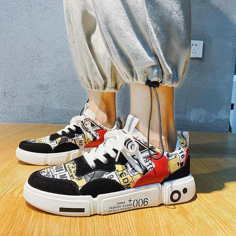 New Sports Mens Flats Sneakers Modern Design Man Running Shoes Mixed Colors Fashion Sports Black Popular Style Running Casual Walking Sneakers Stevvex