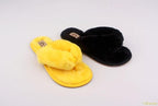 New Spring Summer Autumn Winter Home Cotton Plush Slippers Women Indoor Floor Flat Slide Slippers Comfy Open Toe Slip On House Shoes Sandals Fuzzy Slippers For Women Stevvex