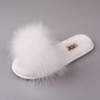 New Spring Summer Autumn Winter Home Cotton Plush Slippers Women Indoor Floor Flat Slide Slippers Comfy Open Toe Slip On House Shoes Sandals Fuzzy Slippers For Women Stevvex