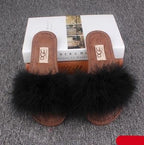 New Spring Summer Autumn Winter Home Cotton Plush Slippers Women Indoor Floor Flat Slide Slippers Comfy Open Toe Slip On House Shoes Sandals Fuzzy Slippers For Women Stevvex