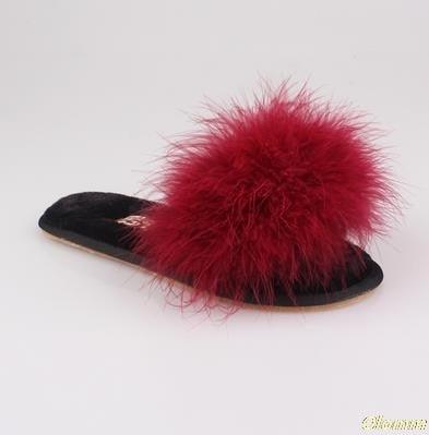 New Spring Summer Autumn Winter Home Cotton Plush Slippers Women Indoor Floor Flat Slide Slippers Comfy Open Toe Slip On House Shoes Sandals Fuzzy Slippers For Women Stevvex
