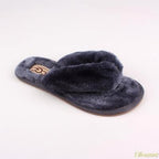 New Spring Summer Autumn Winter Home Cotton Plush Slippers Women Indoor Floor Flat Slide Slippers Comfy Open Toe Slip On House Shoes Sandals Fuzzy Slippers For Women Stevvex
