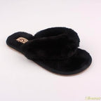 New Spring Summer Autumn Winter Home Cotton Plush Slippers Women Indoor Floor Flat Slide Slippers Comfy Open Toe Slip On House Shoes Sandals Fuzzy Slippers For Women Stevvex