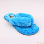 New Spring Summer Autumn Winter Home Cotton Plush Slippers Women Indoor Floor Flat Slide Slippers Comfy Open Toe Slip On House Shoes Sandals Fuzzy Slippers For Women Stevvex