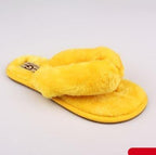 New Spring Summer Autumn Winter Home Cotton Plush Slippers Women Indoor Floor Flat Slide Slippers Comfy Open Toe Slip On House Shoes Sandals Fuzzy Slippers For Women Stevvex