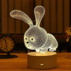 New Sterlling Romantic Love 3D Lamp Heart-shaped Balloon Acrylic LED Night Light Decorative Table Lamp Valentine's Day Sweetheart Wife's Gift Stevvex