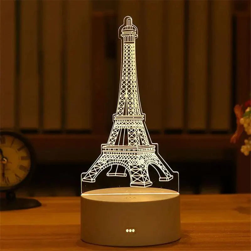 New Sterlling Romantic Love 3D Lamp Heart-shaped Balloon Acrylic LED Night Light Decorative Table Lamp Valentine's Day Sweetheart Wife's Gift Stevvex