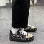 New Street Dance Mens Womens Sneakers Thick-Soled Couple Mens Fashion All-Match Running Casual Walking Sneakers Comfortable Modern Design Stevvex