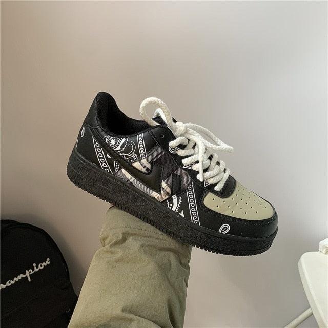 New Street Dance Mens Womens Sneakers Thick-Soled Couple Mens Fashion All-Match Running Casual Walking Sneakers Comfortable Modern Design Stevvex