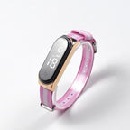 New Student Watch Fashion Woman Watch Touch Electronic Childrens Watch Rectangle Quartz Watch Ultra-Thin Sports Simple Watch Stainless Steel Wrist Watch For Men Women