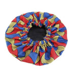 New Stunning Extra Large Satin Lined Bonnet Women Big Size Beauty Print Satin Silk Bonnet Sleep Night Cap Head Cover Bonnet Hat Stevvex