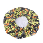 New Stunning Extra Large Satin Lined Bonnet Women Big Size Beauty Print Satin Silk Bonnet Sleep Night Cap Head Cover Bonnet Hat Stevvex