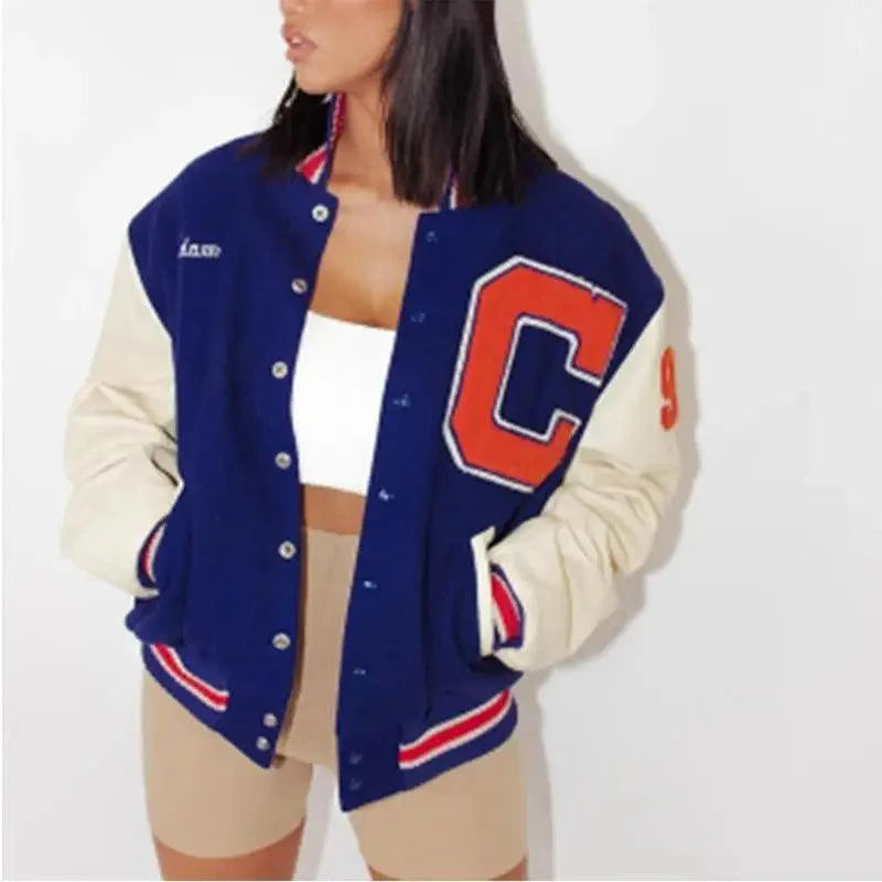 New Stunning Winter Printed Casual Loose Long Sleeve Windbreaker Jacket Trend Hooded Jacket Fashion For Women And Girls Stevvex