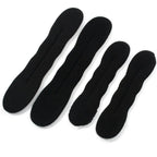 New Style  Black Hair Styling Bun Curler Classic Magic Hair Bun Maker Foam Sponge Bun Twist Hair Shaper For Women Stevvex
