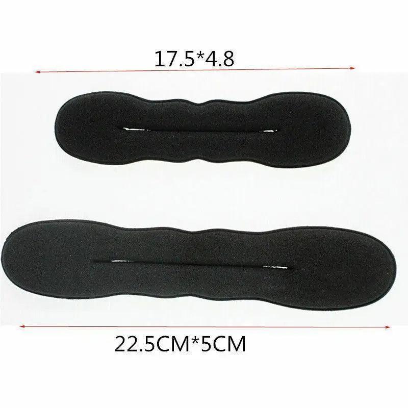 New Style  Black Hair Styling Bun Curler Classic Magic Hair Bun Maker Foam Sponge Bun Twist Hair Shaper For Women Stevvex