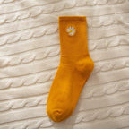 Combed Out Of Pure Cotton Socks Autumn Cute Japanese Harajuku Planet Magic Array Embroidery Long Socks Korean Style Kawaii Girls Socks For Men And Women